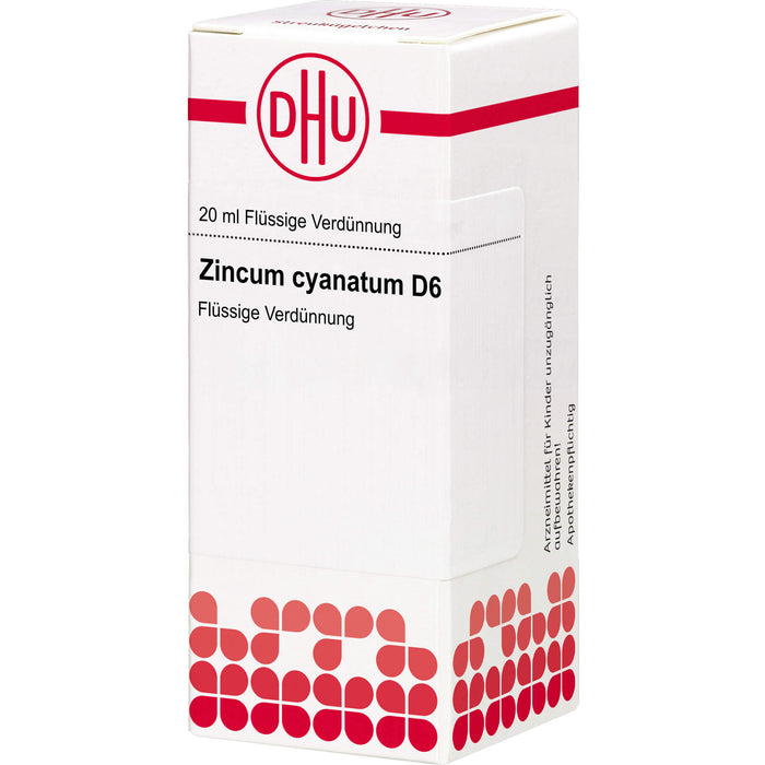 Zincum cyanatum D6 DHU Dilution, 20 ml Lösung