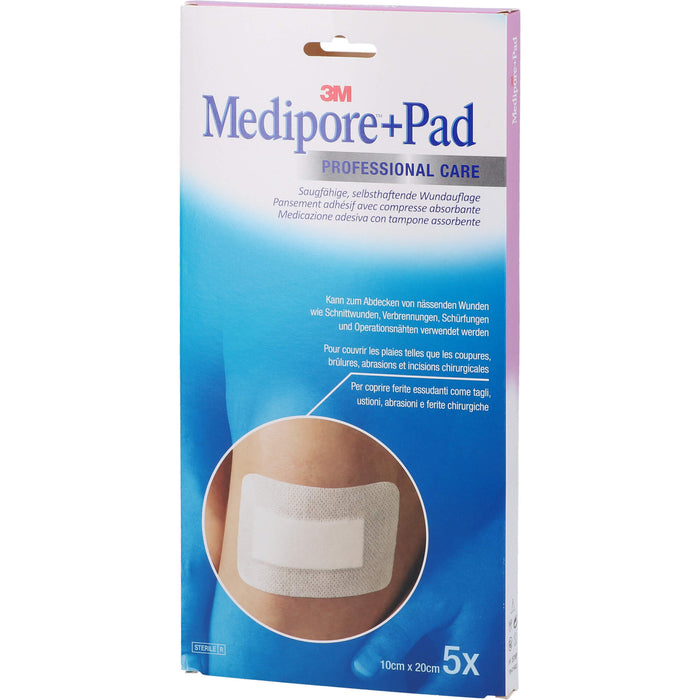 Medipore + Pad 3M 10cmx20cm, 5 St PFL