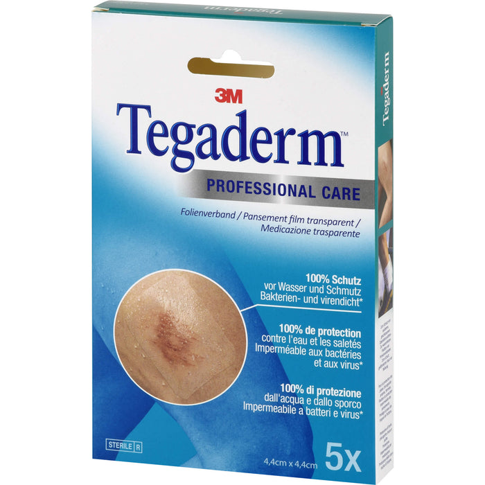 Tegaderm Film 4,4 cmx4,4 cm, 5 St. Pflaster