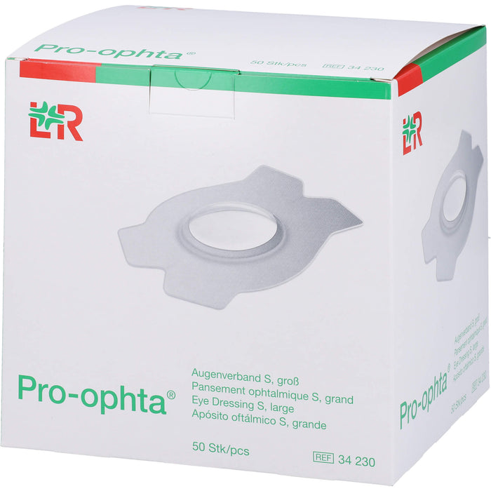 Pro Ophta Augenverband S groß, 50 St VER