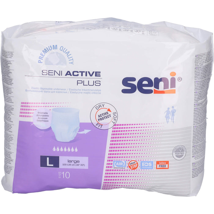 Seni Active Plus Large elastische Inkontinenzslips, 10 St. Pants