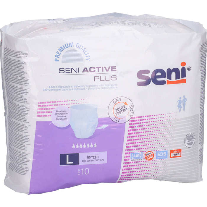 Seni Active Plus Large elastische Inkontinenzslips, 10 St. Pants