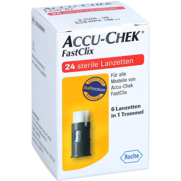 ACCU-CHEK Fastclix Lanzetten, 24 St. Packung