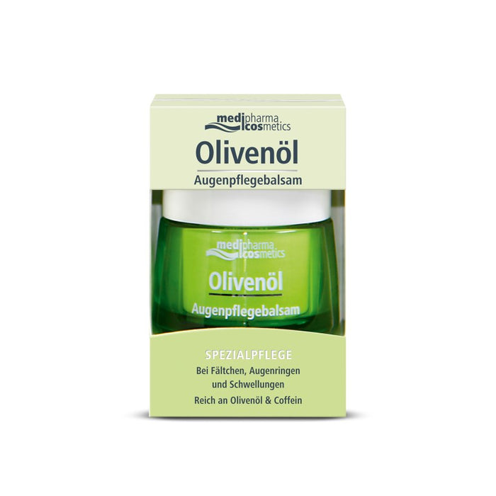 Medipharma Cosmetics Olivenöl Augenpflegebalsam bei Fältchen, Augenringen und Schwellungen, 15 ml Creme