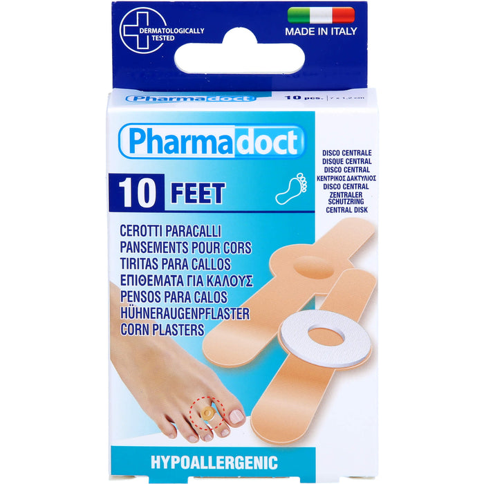 Pharmadoct Feet Hühneraugenpflaster, 10 St. Pflaster