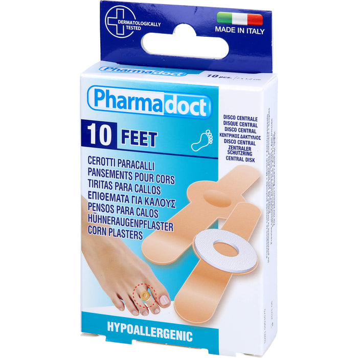 Pharmadoct Feet Hühneraugenpflaster, 10 St. Pflaster