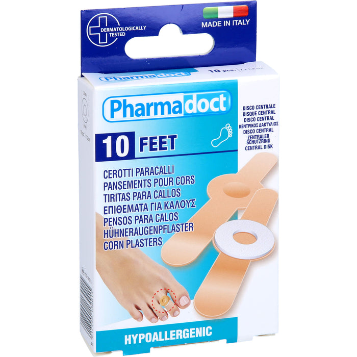 Pharmadoct Feet Hühneraugenpflaster, 10 St. Pflaster