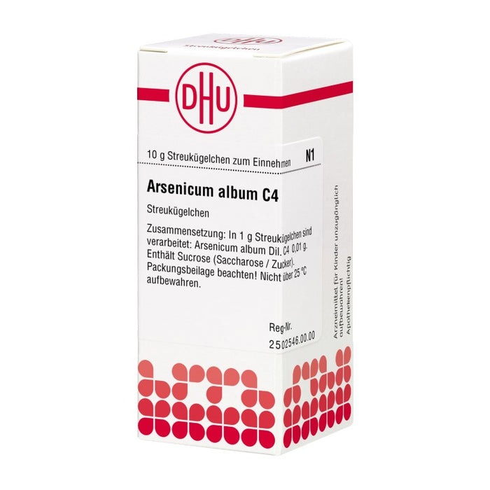 DHU Arsenicum album C4 Streukügelchen, 10 g Globuli