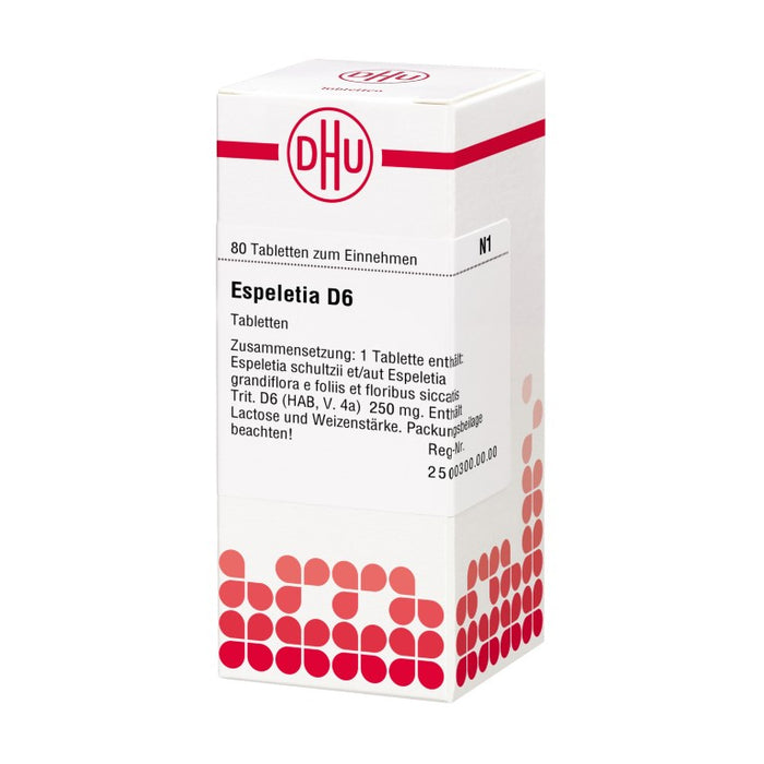 Espeletia D6 DHU Tabletten, 80 St. Tabletten