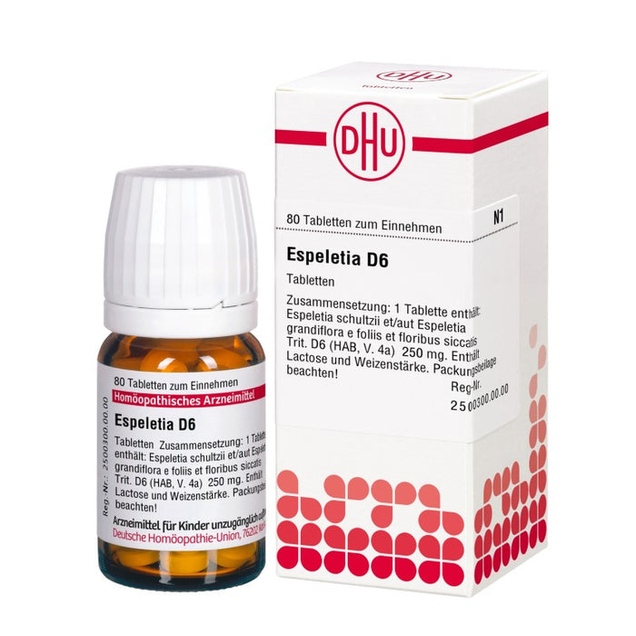 Espeletia D6 DHU Tabletten, 80 St. Tabletten