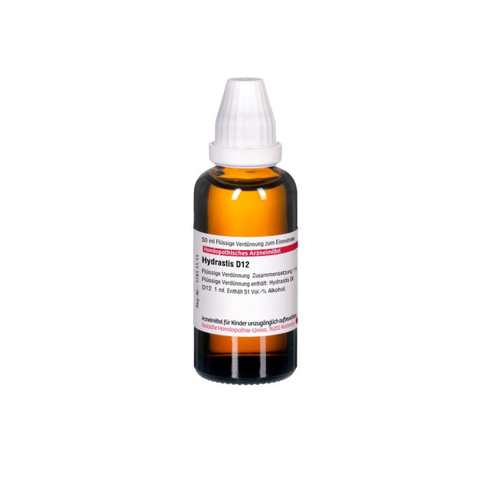 DHU Hydrastis D12 Dilution, 50 ml Lösung