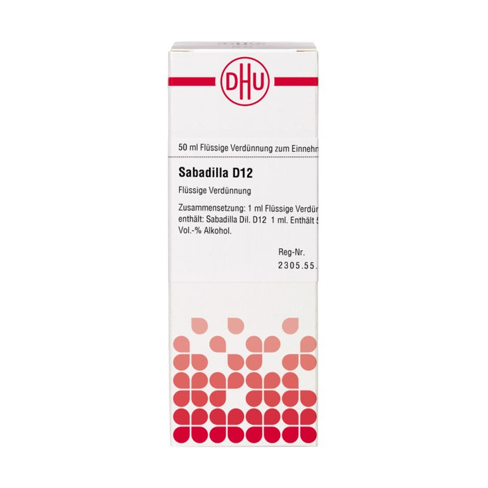 Sabadilla D12 DHU Dilution, 50 ml Lösung