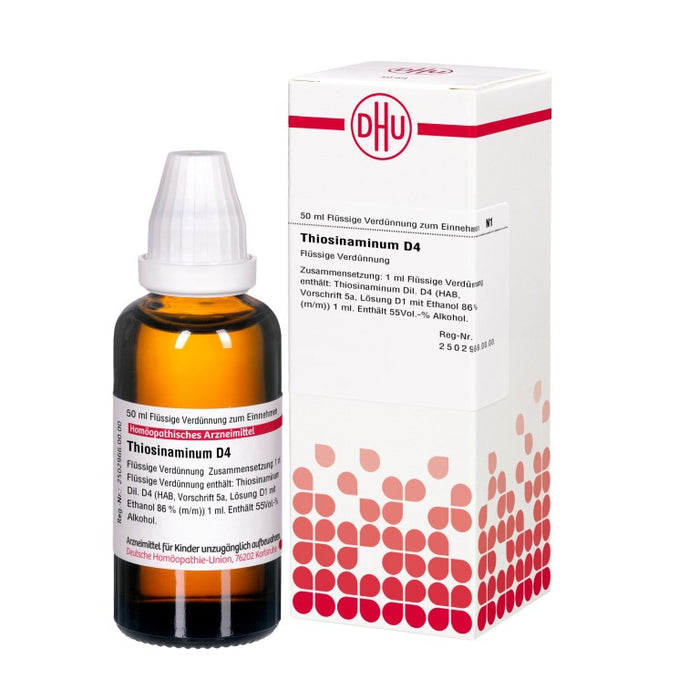 DHU Thiosinaminum D4 Dilution, 50 ml Lösung