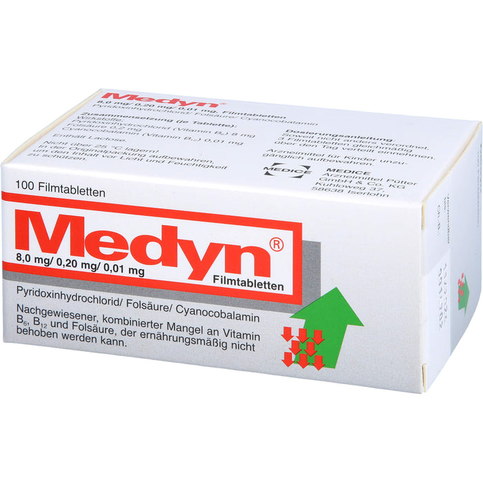 Medyn  8,0 mg/0,20 mg/0,01 mg, Filmtabletten, 100 St. Tabletten