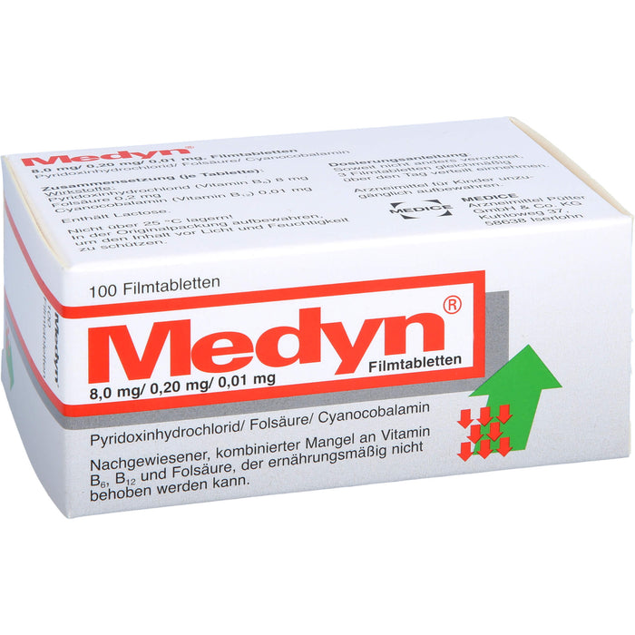 Medyn® 8,0 mg/0,20 mg/0,01 mg, Filmtabletten, 100 St. Tabletten