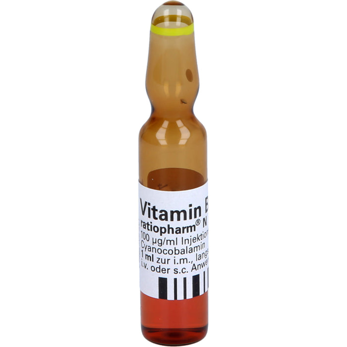 Vitamin-B12-ratiopharm N Ampullen zur Injektion, 5 St. Ampullen