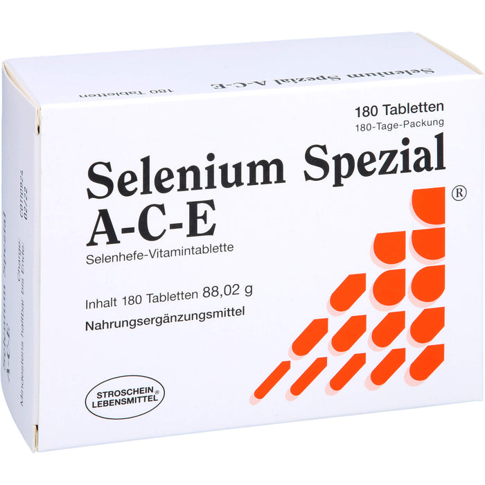 Selenium Spezial A-C-E Selenhefe-Vitamintabletten, 180 St. Tabletten
