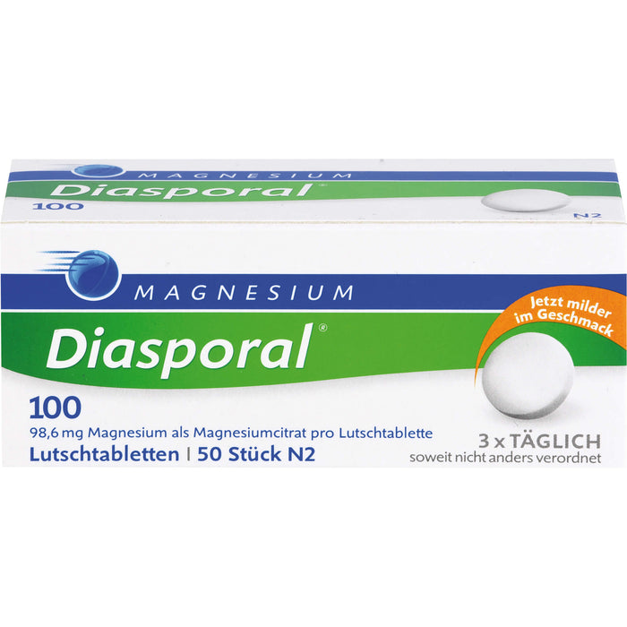 Magnesium-Diasporal 100 Lutschtabletten, 50 St. Tabletten