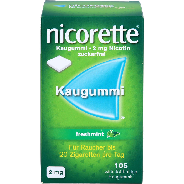 nicorette Kaugummi freshmint 2 mg Reimport Pharma Gerke, 105 St. Kaugummi