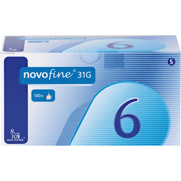 Novofine 6 Kanülen 0,25x6 mm, 100 St KAN