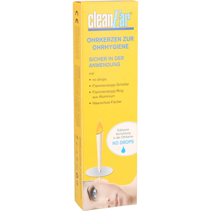 Cleanear Ohrkerzen zur Reinigung der Ohren, 2 St. Packung