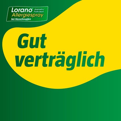 Lorano Azelastin/Fluticason Allergiespray bei Heuschnupfen, 1 St. Spray