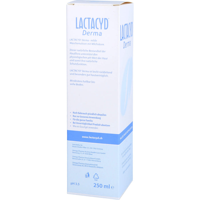 LACTACYD Derma milde Waschemulsion, 250 ml Lösung