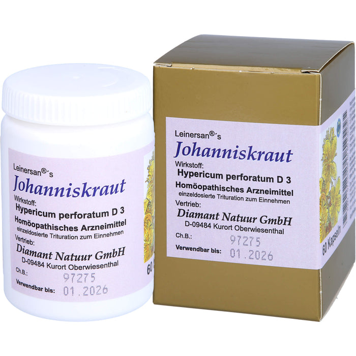 Diamant Natuur Johanniskraut Kapseln, 60 St. Kapseln