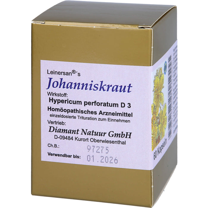 Diamant Natuur Johanniskraut Kapseln, 60 St. Kapseln