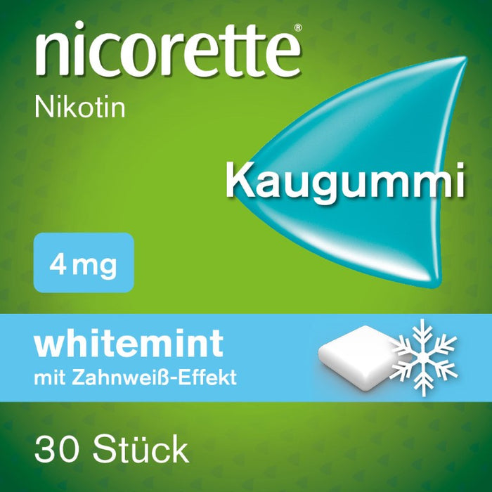 Nicorette whitemint 4mg Kaugummi, 30 St KGU