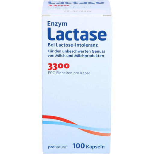 Pro Natura Lactase 3300 FCC 200 mg Kapseln, 100 St. Kapseln