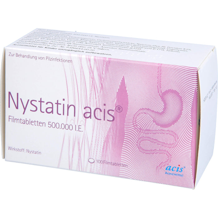 Nystatin acis  Filmtabletten, 100 St. Tabletten