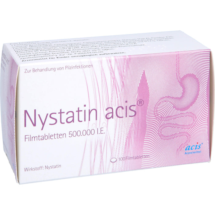 Nystatin acis  Filmtabletten, 100 St. Tabletten