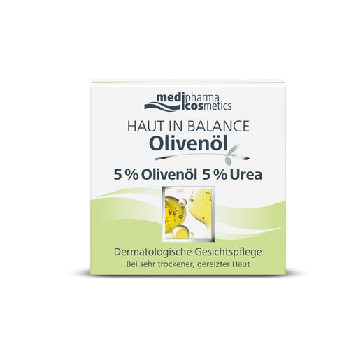 Medipharma Cosmetics Haut in Balance Olivenöl Gesichtspflege 5% bei sehr trockener, gereizter Haut, 50 ml Creme