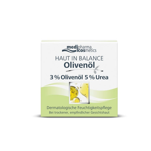 Medipharma Cosmetics Haut in Balance Olivenöl Feuchtigkeitspflege 3%, 50 ml Creme
