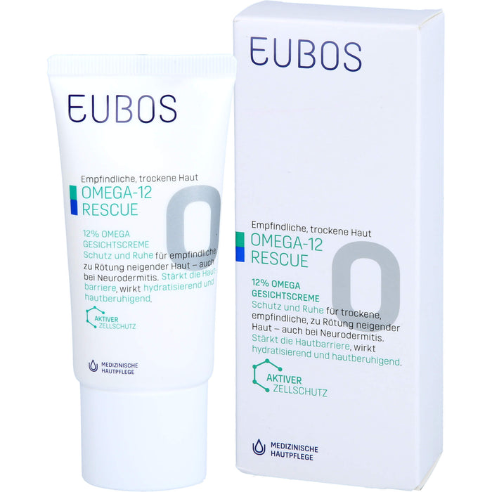 EUBOS Empfindliche Haut Omega 3-6-9 Gesichtscreme, 50 ml Creme