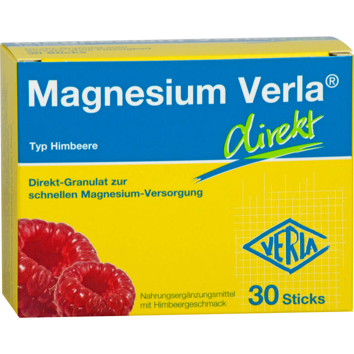 Magnesium Verla direkt Typ Himbeere Sticks, 30 St. Beutel