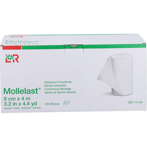 Mollelast Elastische Fixierbinde 8cmx4m, 100 St BIN