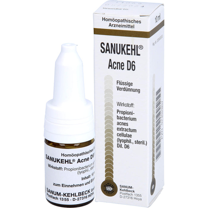 SANUM-KEHLBECK Sanukehl Acne D6 Tropfen, 10 ml Lösung
