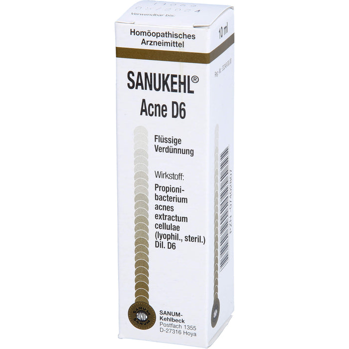 SANUM-KEHLBECK Sanukehl Acne D6 Tropfen, 10 ml Lösung
