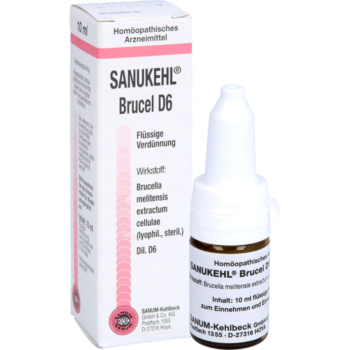 SANUM-KEHLBECK Sanukehl Brucel D6 flüssige Verdünnung, 10 ml Lösung