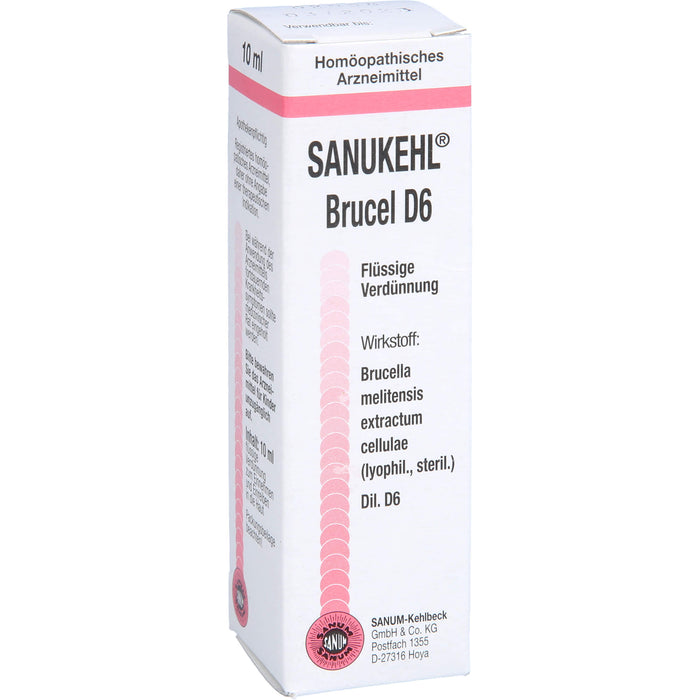 SANUM-KEHLBECK Sanukehl Brucel D6 flüssige Verdünnung, 10 ml Lösung