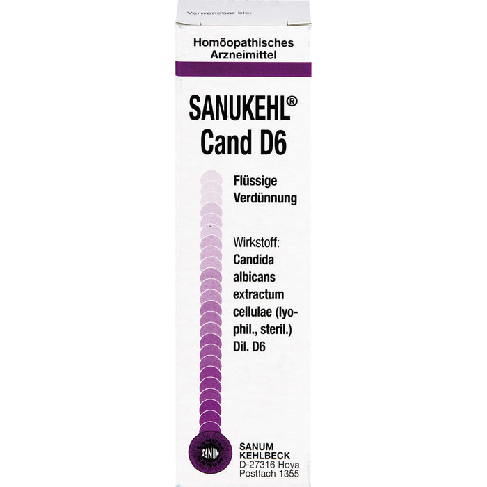 SANUM-KEHLBECK Sanukehl Cand D6 flüssige Verdünnung, 10 ml Lösung