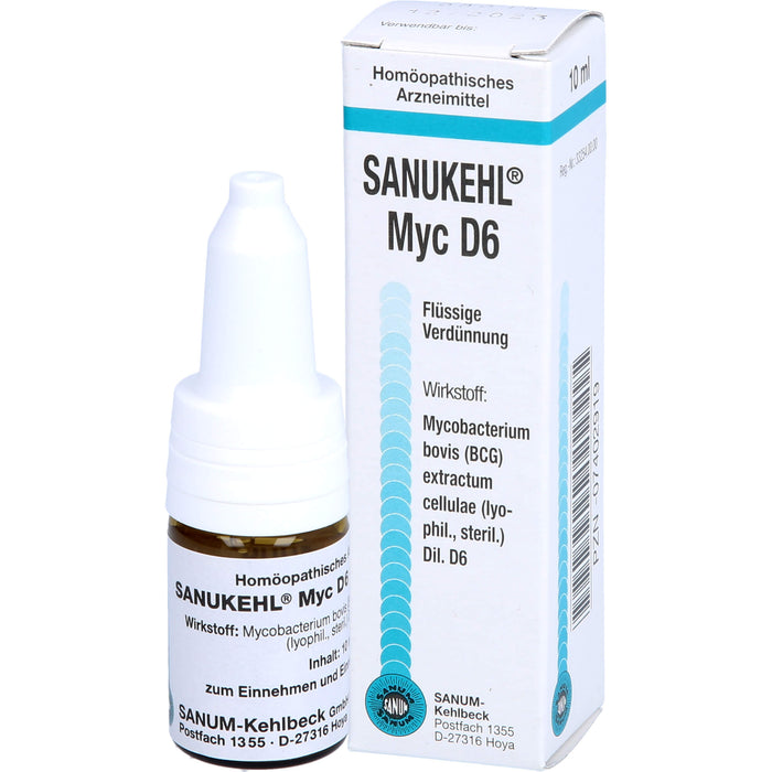 SANUM-KEHLBECK Sanukehl Myc D6 flüssige Verdünnung, 10 ml Lösung