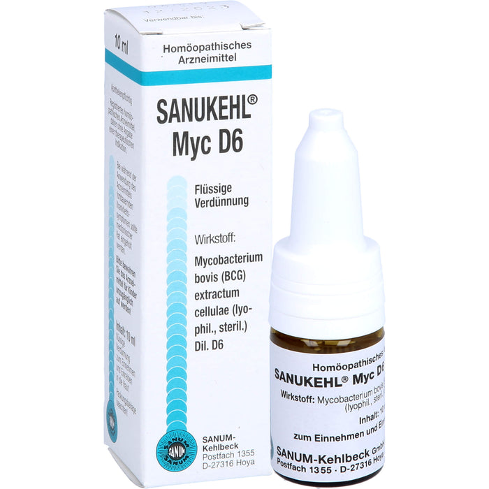 SANUM-KEHLBECK Sanukehl Myc D6 flüssige Verdünnung, 10 ml Lösung