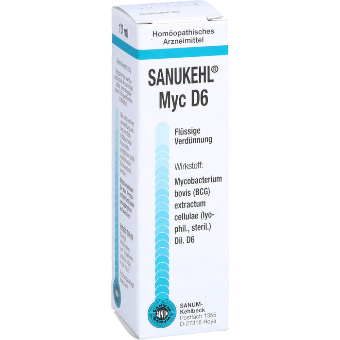 SANUM-KEHLBECK Sanukehl Myc D6 flüssige Verdünnung, 10 ml Lösung