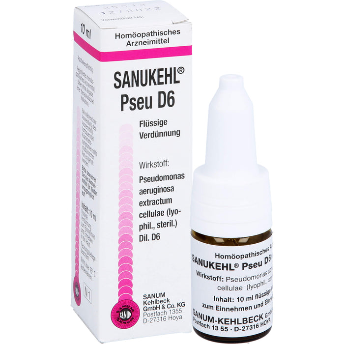 SANUM-KEHLBECK Sanukehl Pseu D6 flüssige Verdünnung, 10 ml Lösung
