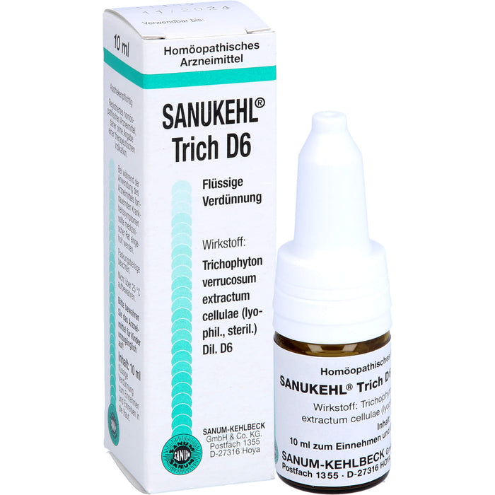 SANUM-KEHLBECK Sanukehl Trich D6 flüssige Verdünnung, 10 ml Lösung