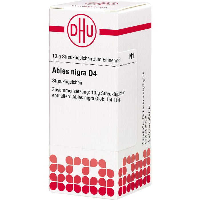 DHU Abies nigra D4 Streukügelchen, 10 g Globuli
