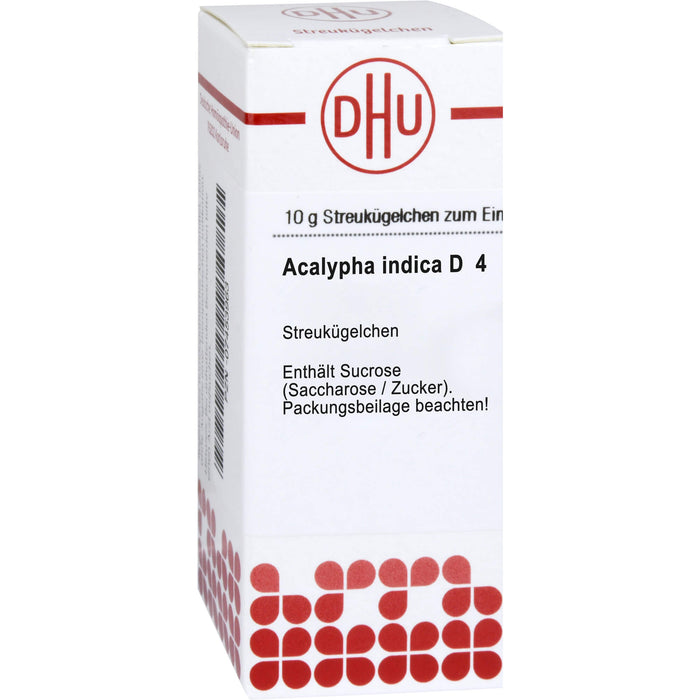 DHU Acalypha indica D4 Streukügelchen, 10 g Globuli
